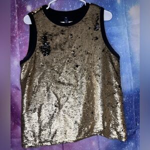Gap factory flip sequin tank top 🛍
